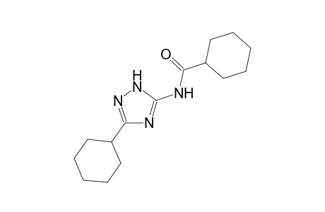 cyclohexanecarboxamide, N-(3-cyclohexyl-1H-1,2,4-triazol-5-yl)-