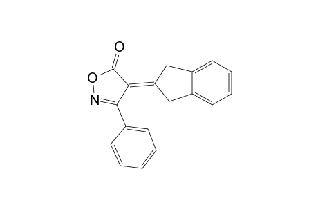 5(4H)-Isoxazolone, 4-(1,3-dihydro-2H-inden-2-ylidene)-3-phenyl-