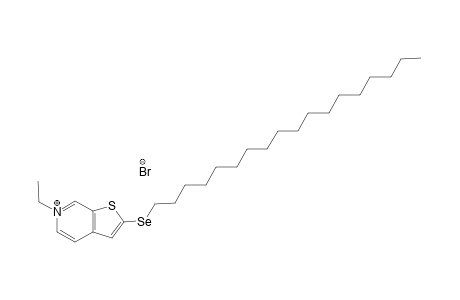 2-SELENO-OCTADECYL-6-ETHYL-THIENO-[2,3-C]-PYRIDINIUM-BROMIDE