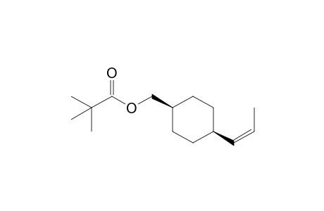 cis-4-[(Z)-Prop-1-en-1-yl]cyclohexylmethyl pivaloate