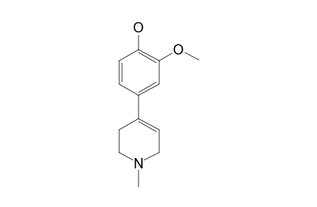 Pyrimidine, 1,2,3,6-tetrahydro-1-methyl-4-[4-hydroxy-3-methoxyphenyl]-