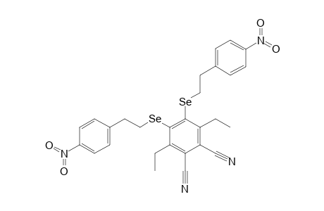 4,5-BIS-(4-NITROPHENETHYLSELENO)-3,6-DIETHYLPHTHALONITRILE