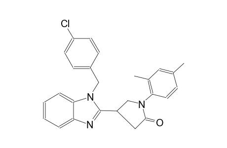 2-pyrrolidinone, 4-[1-[(4-chlorophenyl)methyl]-1H-benzimidazol-2-yl]-1-(2,4-dimethylphenyl)-