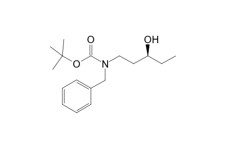 (S)-1-(N-Benzyl-N-tert-butoxycarbonyl)pentan-3-ol