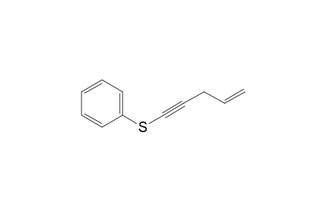 1-Phenylthiopent-4-en-1-yne