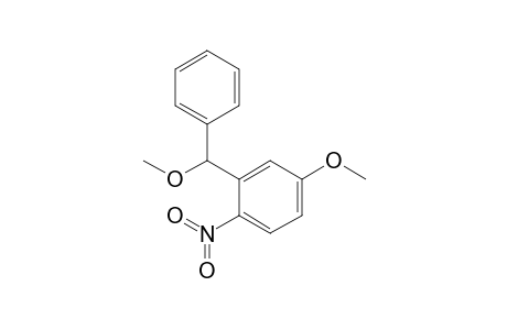 4-methoxy-2-[methoxy(phenyl)methyl]-1-nitro-benzene
