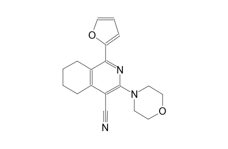 4-isoquinolinecarbonitrile, 1-(2-furanyl)-5,6,7,8-tetrahydro-3-(4-morpholinyl)-