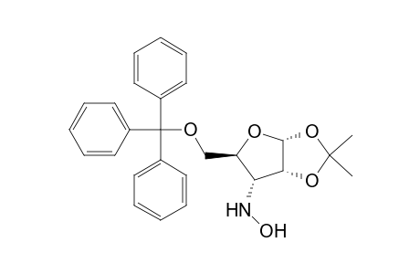 N-[(3aR,5S,6R,6aR)-2,2-dimethyl-5-(trityloxymethyl)-3a,5,6,6a-tetrahydrofuro[2,3-d][1,3]dioxol-6-yl]hydroxylamine
