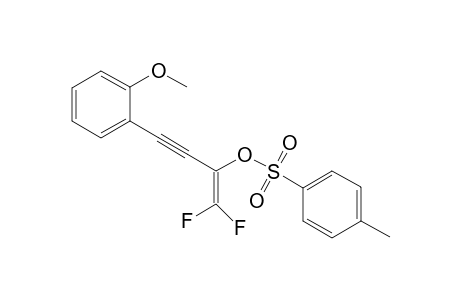 1,1-Difluoro-4-(2-methoxyphenyl)but-1-en-3-yn-2-yl ptoluenesulfonate