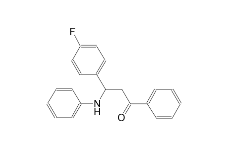 1-propanone, 3-(4-fluorophenyl)-1-phenyl-3-(phenylamino)-