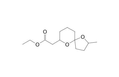 2-Methyl-7-[(ethoxycarbonyl)methyl]-1,6-dioxaspiro[4.5]decane
