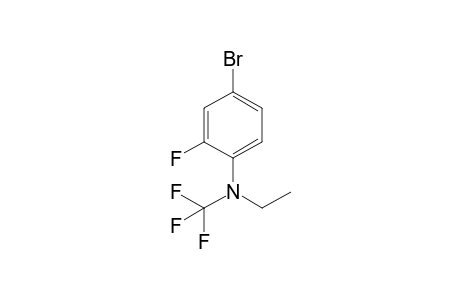 N-Ethyl-N-(trifluoromethyl)-4-bromo-2-fluoroaniline