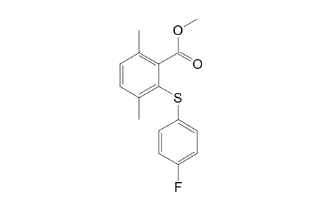Methyl 3,6-dimethyl-2-(4-fluorophenylsulfanyl)benzoate