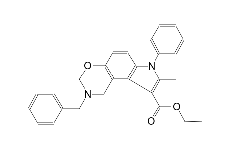 2-Benzyl-8-methyl-7-phenyl-1,3-dihydropyrrolo[3,2-f][1,3]benzoxazine-9-carboxylic acid ethyl ester