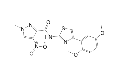 N-[4-(2,5-dimethoxyphenyl)-1,3-thiazol-2-yl]-1-methyl-4-nitro-1H-pyrazole-3-carboxamide