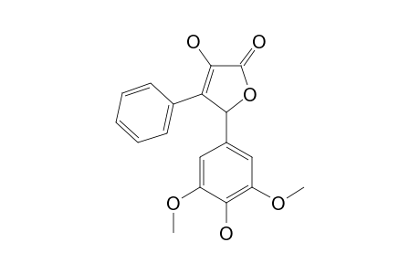 5-(3,5-DIMETHOXY-4-HYDROXYPHENYL)-3-HYDROXY-4-PHENYL-2(5H)-FURANONE