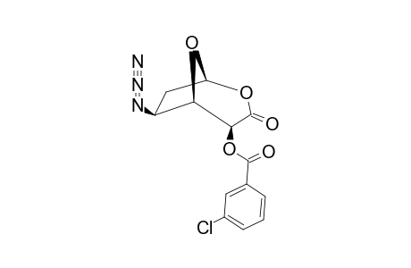3-AZIDO-5-O-(3-CHLOROBENZOYL)-2,3-DIDEOXY-BETA-DL-RIBO-HEXOFURANURONO-6,1-LACTONE