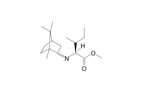 Methyl N-[(1R,2E,4R)-bornan-2-ylidene]-(2'S,3'S)-isoleucinate [methyl (2'S,3'S)-3'-methyl-2'-([1R,2E,4R]-1,7,7,trimethylbicyclo[2.2.1]heptan-2-ylideneamino)pentanoate]