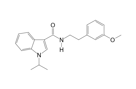 N-[2-(3-Methoxyphenyl)ethyl]-1-(propan-2-yl)-1H-indole-3-carboxamide