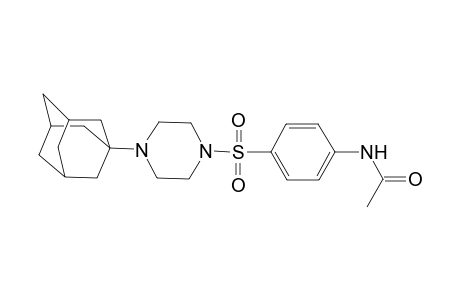 N-[4-[4-(1-adamantyl)piperazin-1-yl]sulfonylphenyl]acetamide