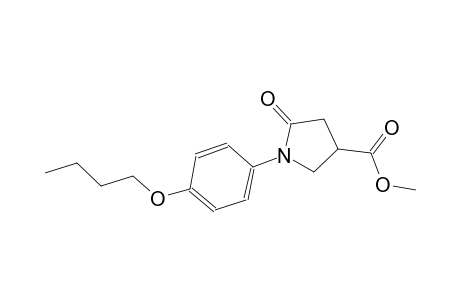 3-pyrrolidinecarboxylic acid, 1-(4-butoxyphenyl)-5-oxo-, methyl ester