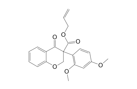 3-Allyloxycarbonyl-3-(2,4-dimethoxyphenyl)chroman-4-one