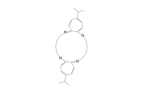 3,14-Diisopropyl-6,7,8,9,10,17,18,19,20,21-decahydrodicyclohepta[b,j][1,4,9,12]tetraazacyclohexadecine