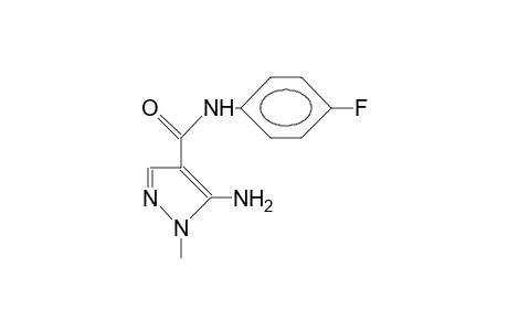 5-Amino-1-methyl-N-(4-fluoro-phenyl)-1H-pyrazole-4-carboxamide