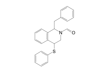 2-Formyl-1,2,3,4-tetrahydro-1-phenylmethyl-4-phenylthioisoquinoline