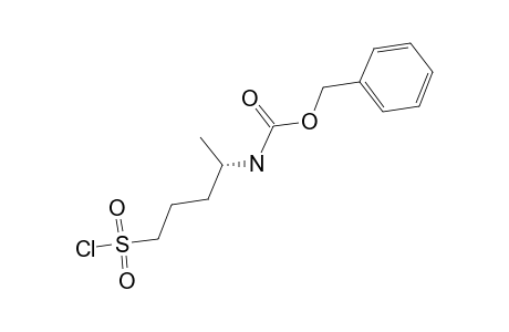 (R)-(-)-4-(Benzyloxycarbonylamino)pentane-1-sulfonyl chloride