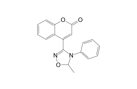 4,5-Dihydro-5-methyl-4-phenyl-3-(2-oxo-2H-[1]benzopyran-4-yl)-1,2-4-oxadiazole