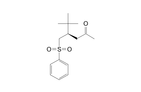 (R)-[2-tert-Butyl-4-oxopent-1-yl]phenylsulfone
