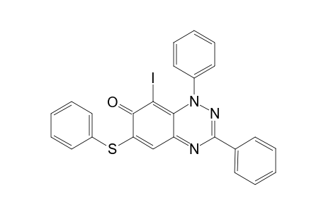 8-Iodo-1,3-diphenyl-6-(phenylthio)benzo[e][1,2,4]triazin-7(1H)-one