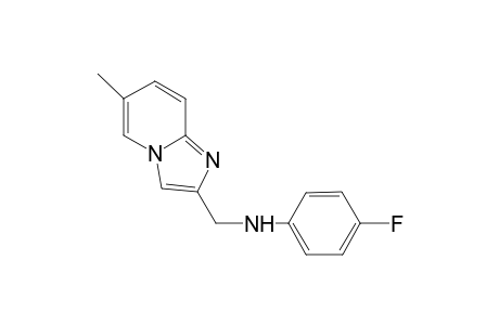 Imidazo[1,2-a]pyridine-2-methanamine, N-(4-fluorophenyl)-6-methyl-