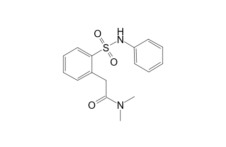 2-[2-(N-(Phenylsulfamoyl)]phenyl-N,N-dimethylacetamide