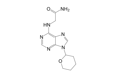 9-(Tetrahydropyran-2'-yl)-N(6)-carbamoylmethyl)-adenine