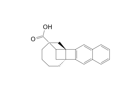 5b,11a-Ethanocycloocta[3,4]cyclobuta[1,2-b]naphthalene-13-carboxylic acid, 6,7,8,9,10,11-hexahydro-, (5b.alpha.,11a.alpha.,13S*)-