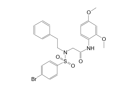acetamide, 2-[[(4-bromophenyl)sulfonyl](2-phenylethyl)amino]-N-(2,4-dimethoxyphenyl)-