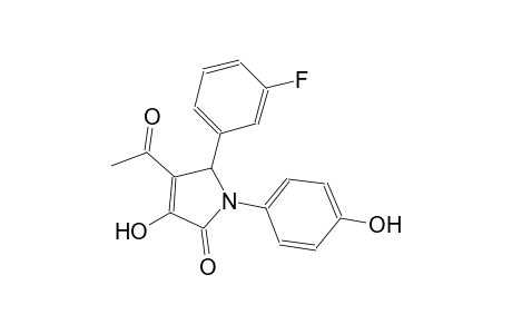 2H-pyrrol-2-one, 4-acetyl-5-(3-fluorophenyl)-1,5-dihydro-3-hydroxy-1-(4-hydroxyphenyl)-