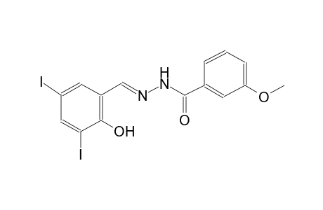 N'-[(E)-(2-hydroxy-3,5-diiodophenyl)methylidene]-3-methoxybenzohydrazide