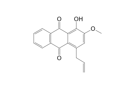 1-Hydroxy-2-methoxy-4-prop-2-enylanthracene-9,10-dione