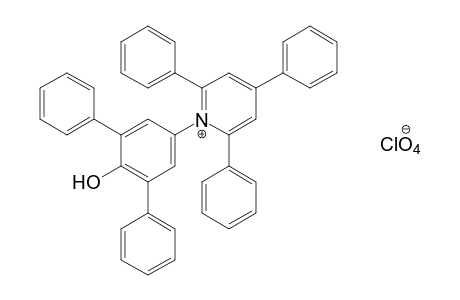 1-(3,5-diphenyl-4-hydroxyphenyl)-2,4,6-triphenylpyridinium perchlorate