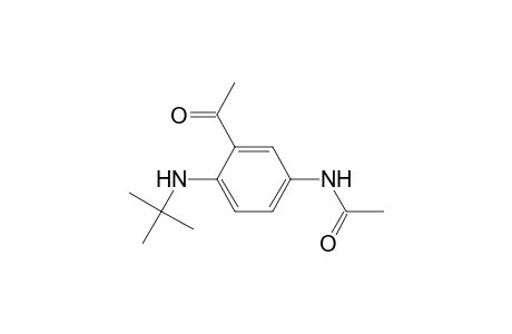 2-Acetyl-4-acetamido-N-tert-butylaniline