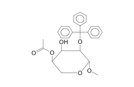 METHYL 4-O-ACETYL-2-O-TRITYL-BETA-D-RIBOPYRANOSIDE