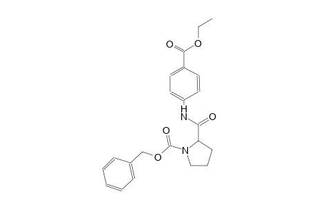 1-pyrrolidinecarboxylic acid, 2-[[[4-(ethoxycarbonyl)phenyl]amino]carbonyl]-, phenylmethyl ester