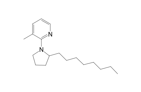3-Methyl-2-(2-n-octylpyrrolidin-1-yl)pyridine