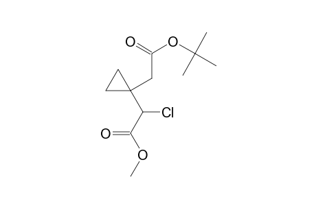 2-[1-(2-tert-butoxy-2-keto-ethyl)cyclopropyl]-2-chloro-acetic acid methyl ester