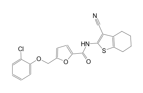 5-[(2-chlorophenoxy)methyl]-N-(3-cyano-4,5,6,7-tetrahydro-1-benzothien-2-yl)-2-furamide