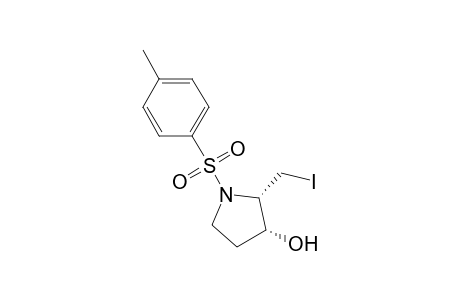 3-Pyrrolidinol, 2-(iodomethyl)-1-[(4-methylphenyl)sulfonyl]-, cis-
