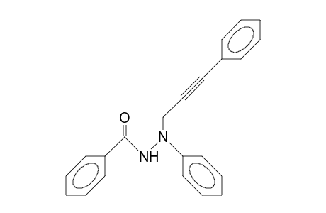 1-Benzoyl-2-(3-[1-phenyl-propynyl])-2-phenyl-hydrazine